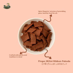 Finger Millet Ribbon Pakoda / Ragi Ribbon Pakoda