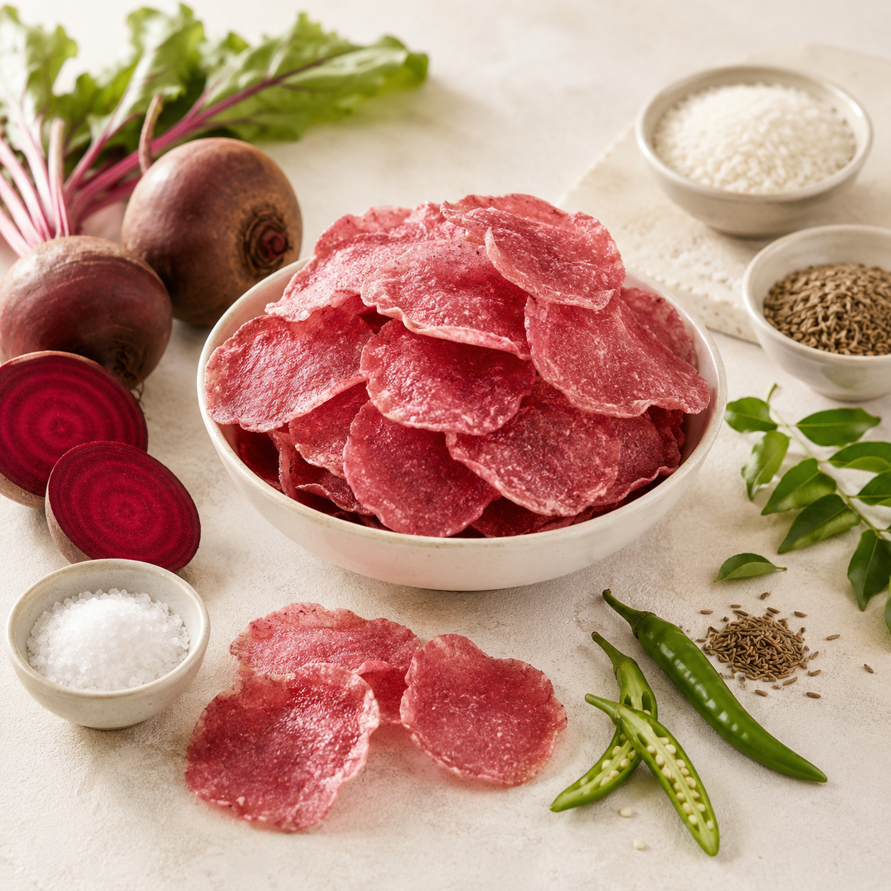 Beetroot Fryums