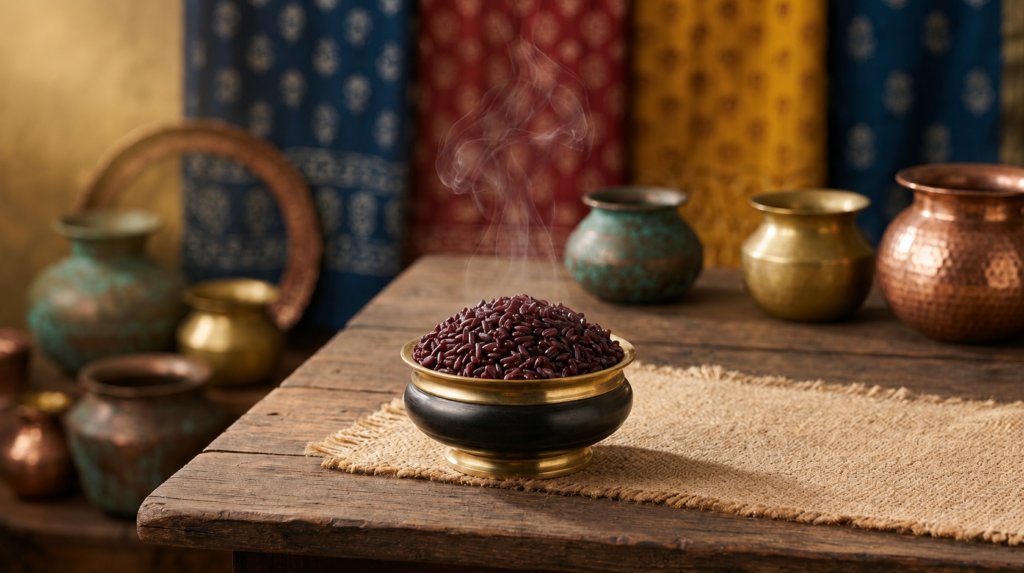Karuppu Kavuni Rice – Traditional Black Rice with a Naturally Rich Taste