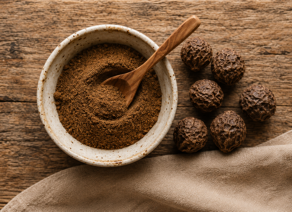 Inknut Powder (Kadukkai Podi): The One-Ingredient Powder Behind Traditional Tamil Hair Care