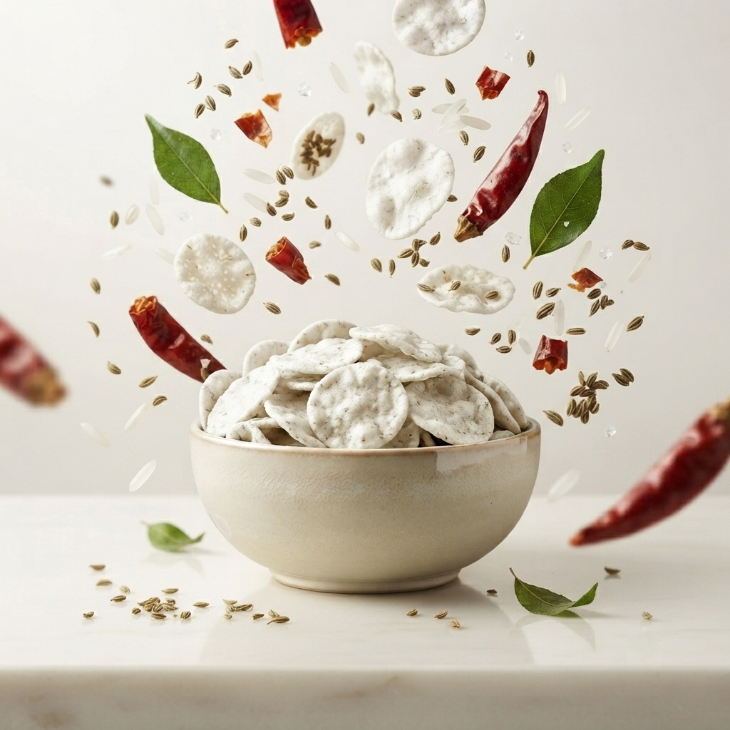 Ajwain Fryums / Omam Vadagam