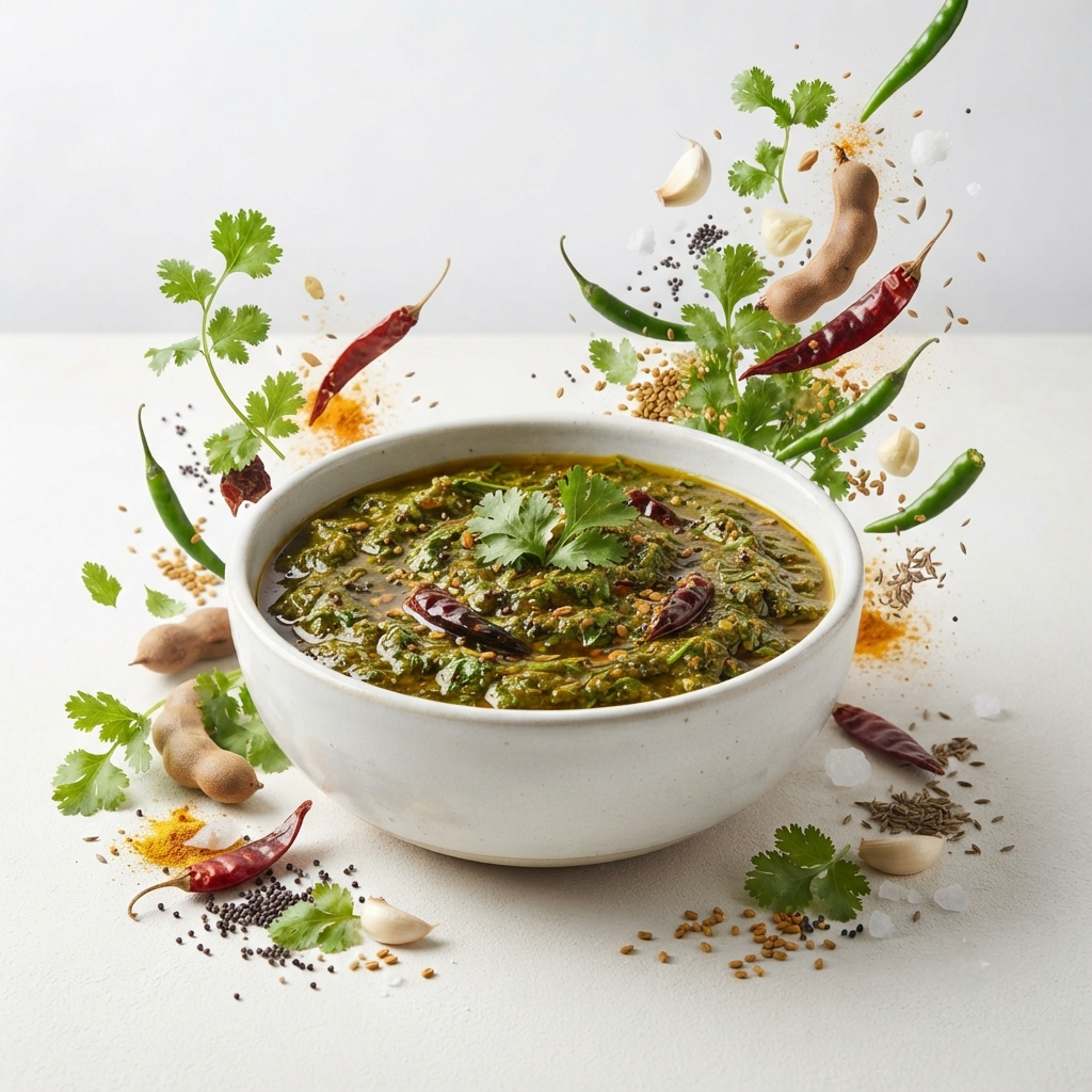 Coriander Thokku / Kothamalli Thokku