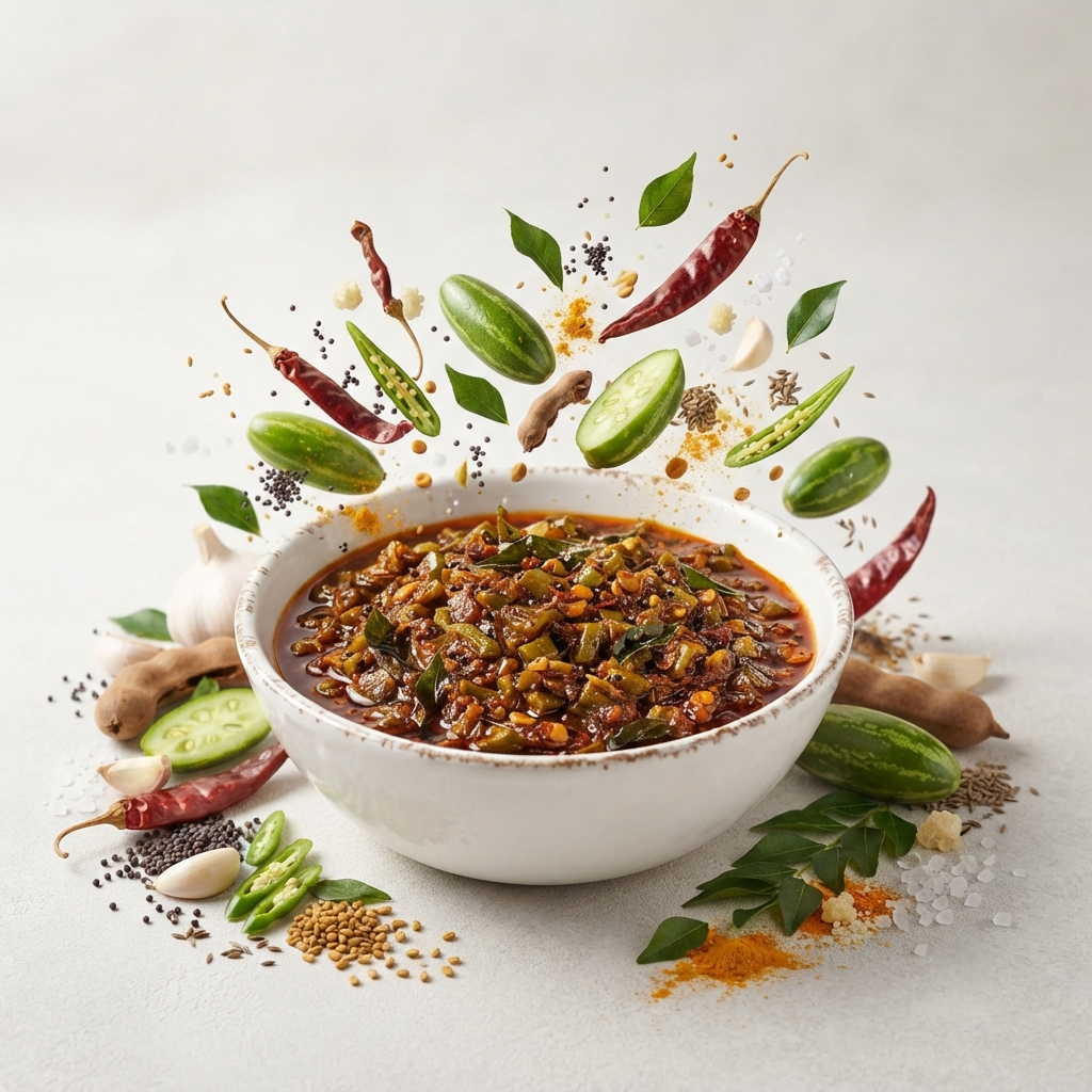 Ivy Gourd Thokku / Kovakkai thokku
