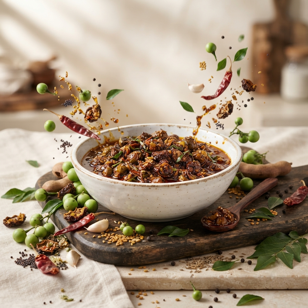 Turkey Berry Thokku / Sundakkai Thokku