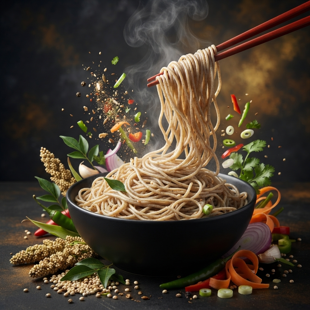 Pearl Millet Noodles / Kambu Noodles