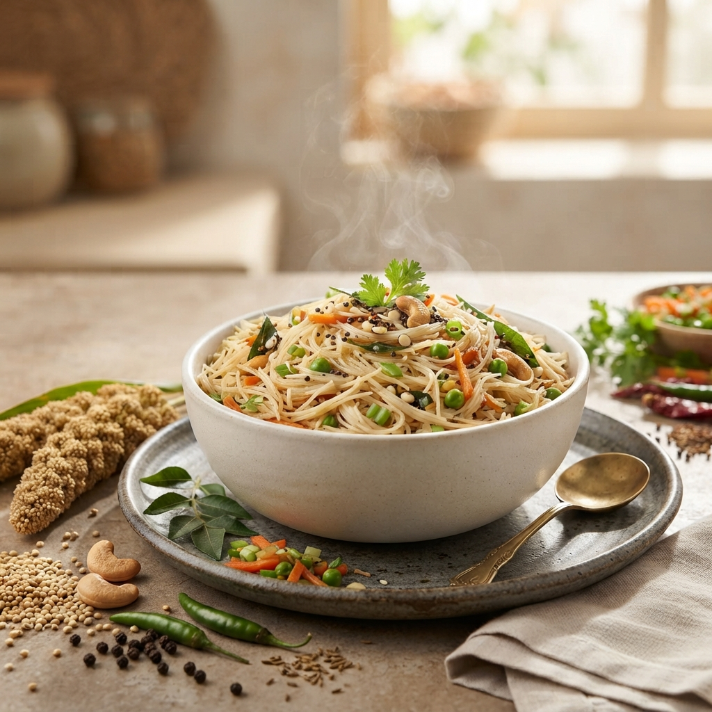 Foxtail millet Vermicelli / Thinai Semiya