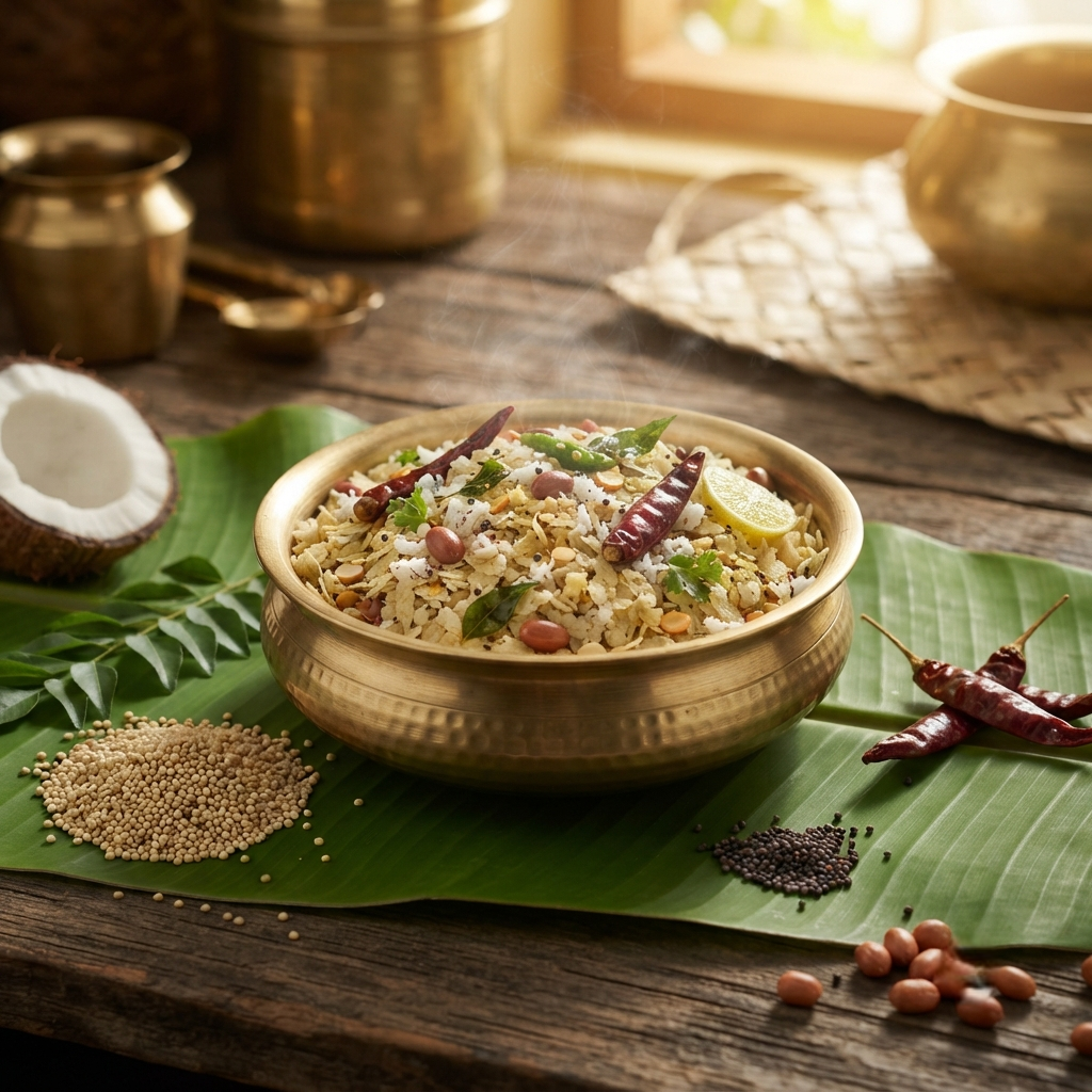 Little Millet Flattened Rice / Samai Aval