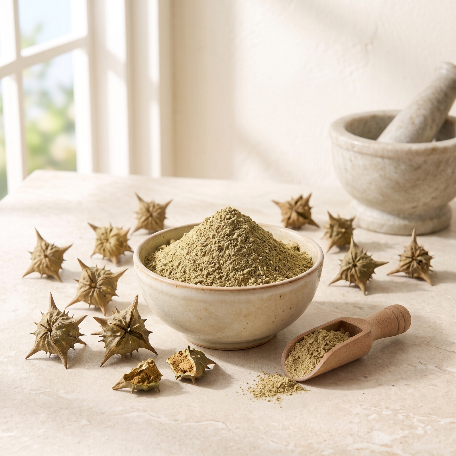 Land caltrops Powder/ Perunerunjil Podi