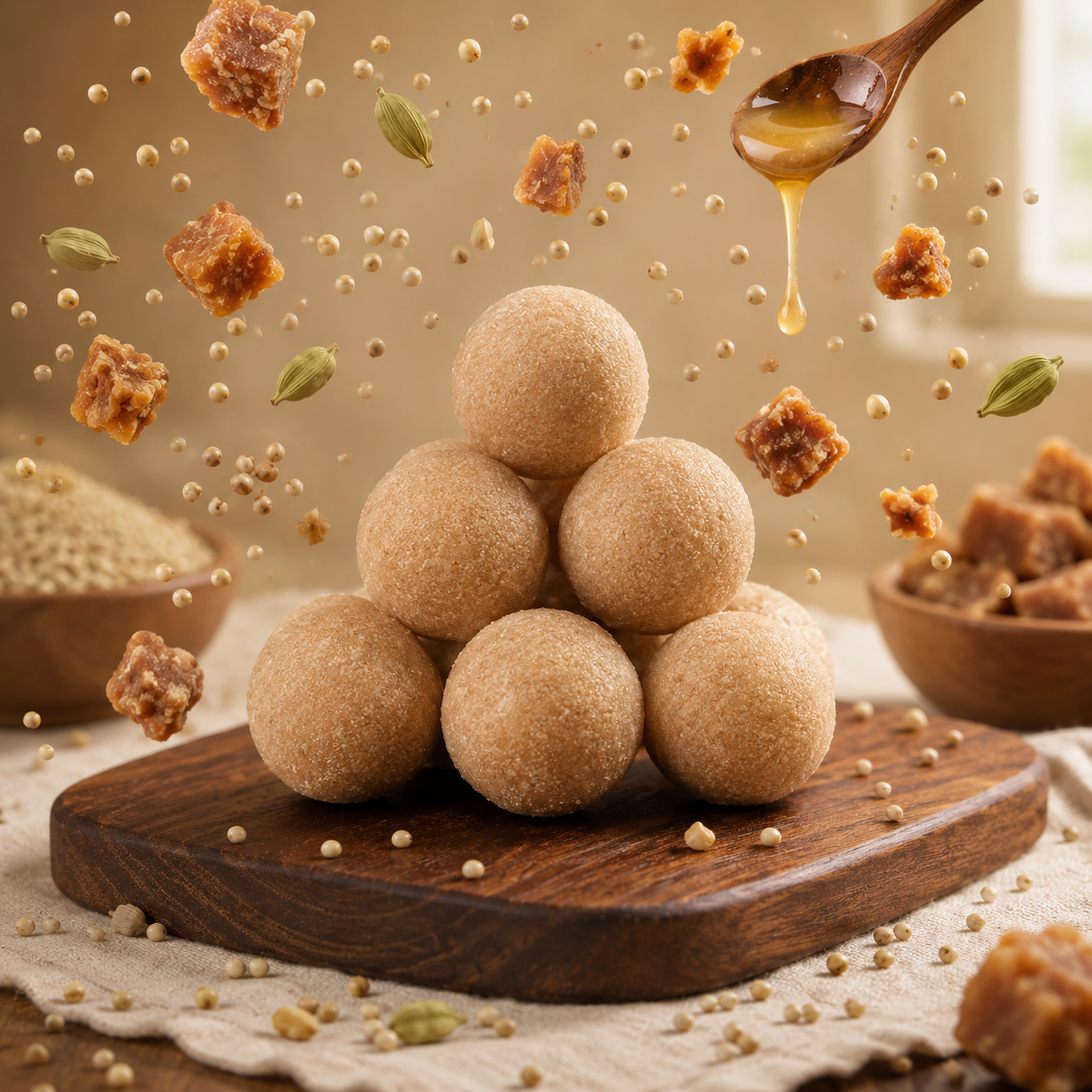 Pearl Millet laddu/Kambu Laddu