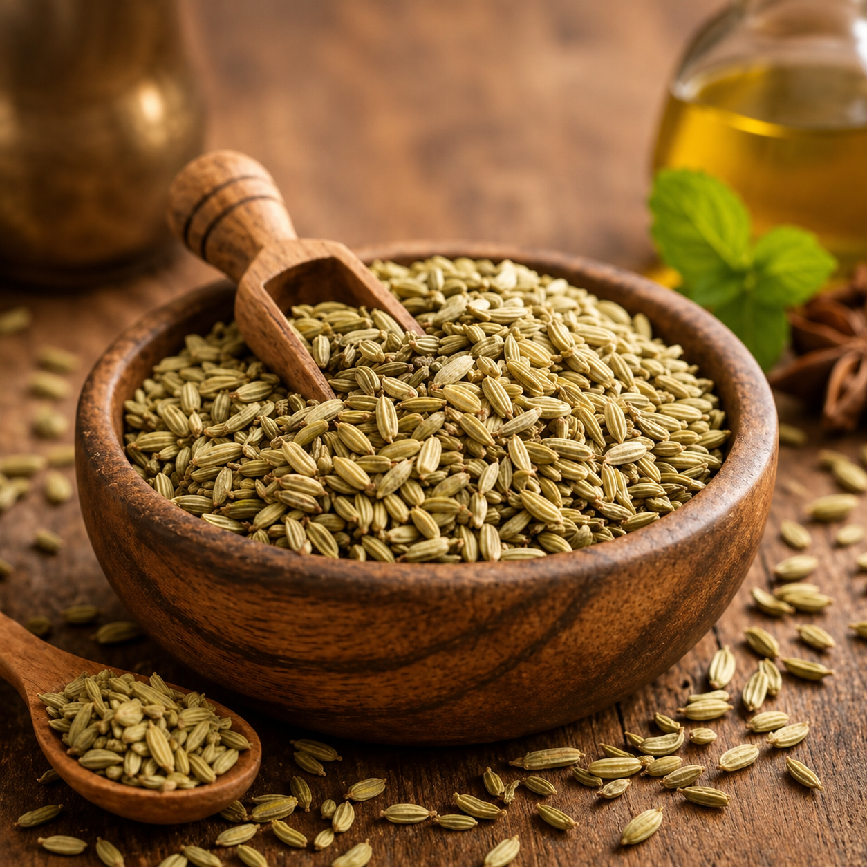 Fennel Seeds / Perunjeeragam / Sombu