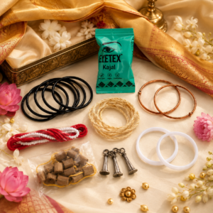 Born Baby Set (Black Bangle, Bindi, etc)