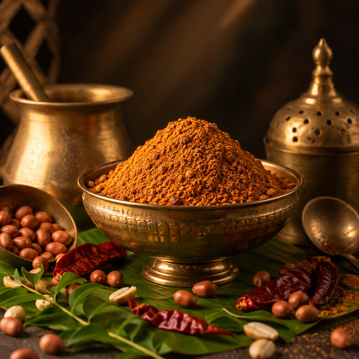 Groundnut Idli Powder / Nilakadalai Podi
