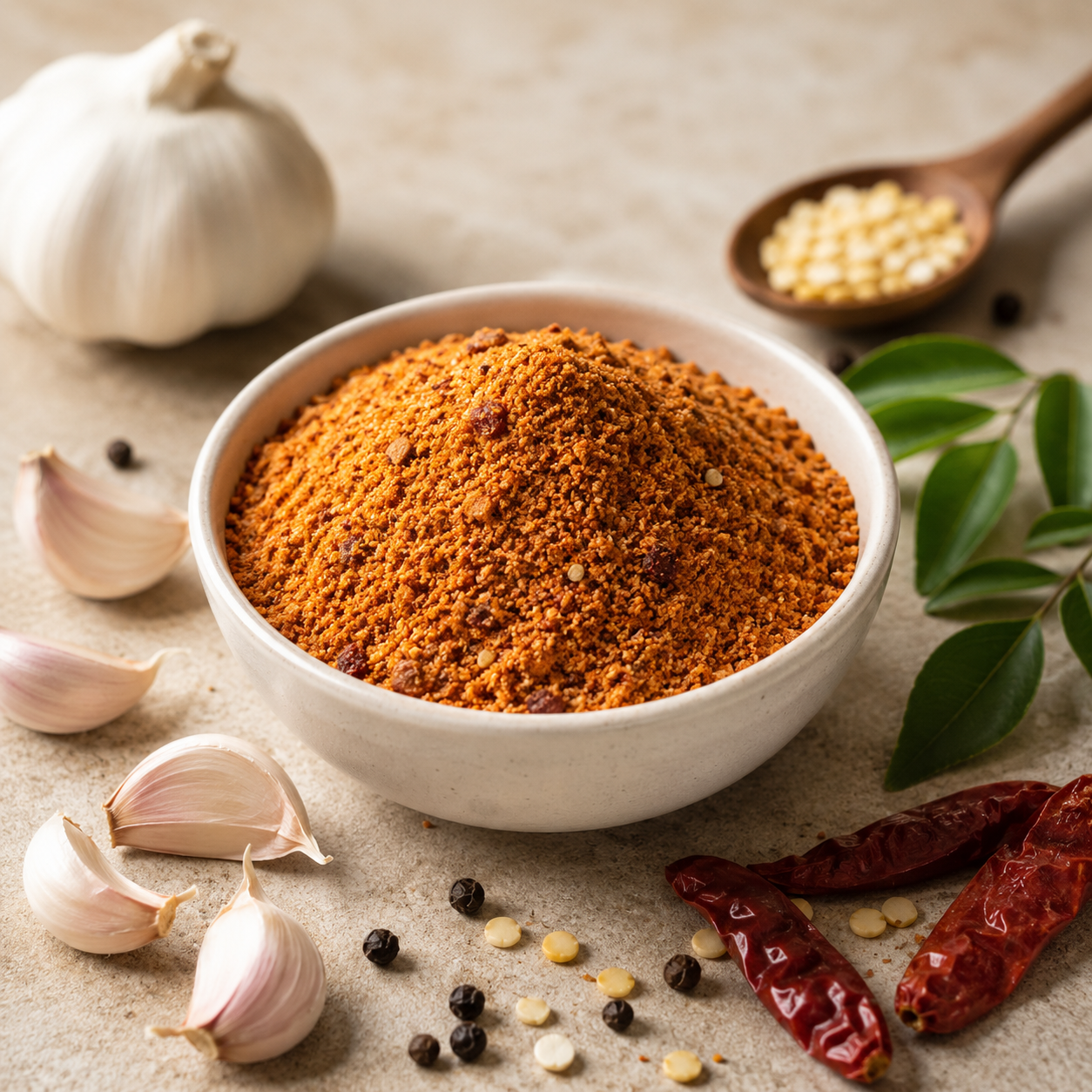 Garlic Idly Powder / Poondu Idly Podi